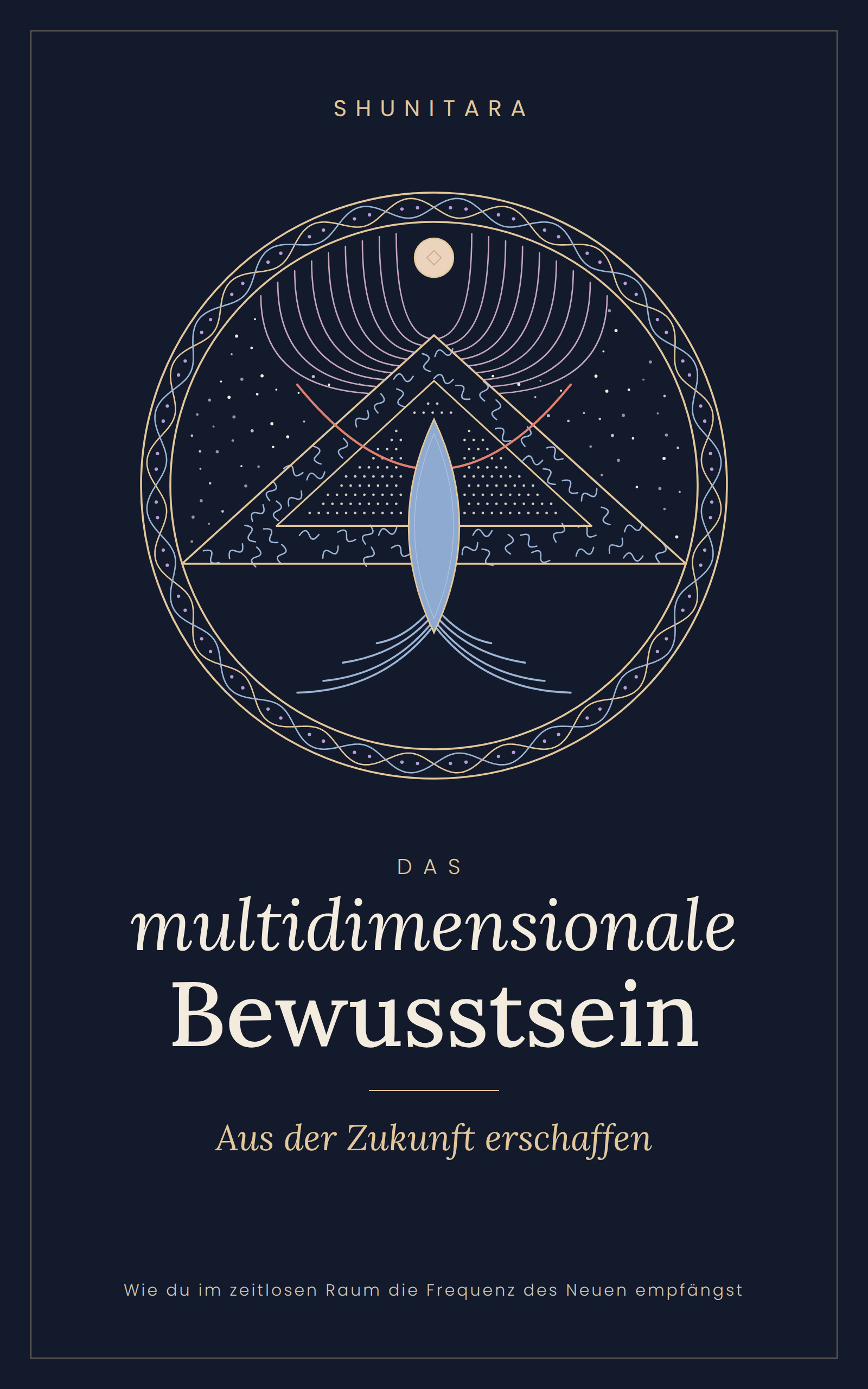 Buchcover: Das multidimensionale Bewusstsein — Aus der Zukunft erschaffen, von Shunitara