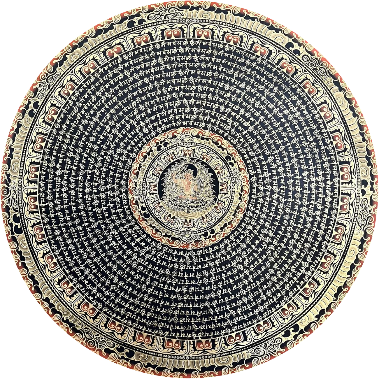 Goldenes Mantra-Mandala